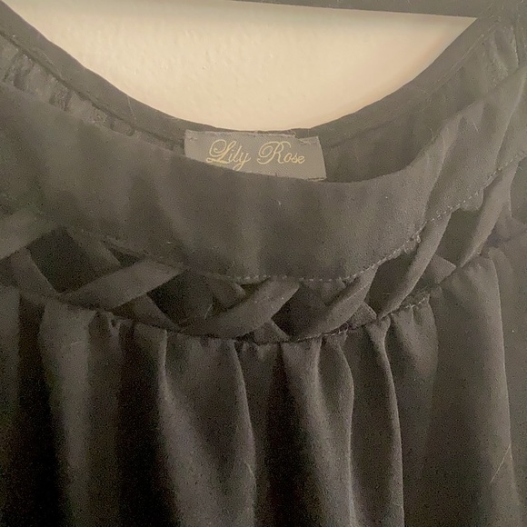 Lily Rose | Black Tank Top, Size M - Picture 2 of 2